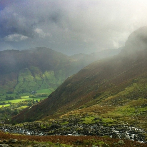 The view from Stickle Tarn