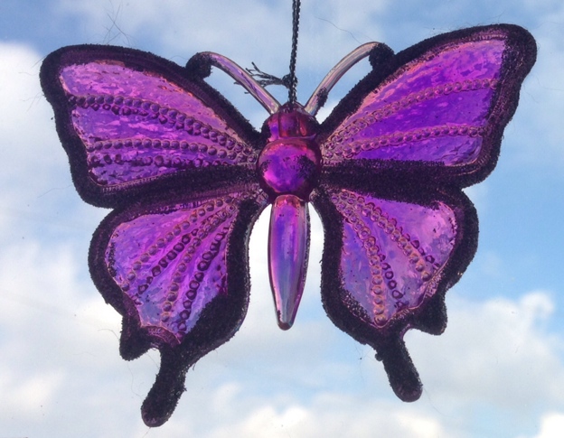 Glass butterfly