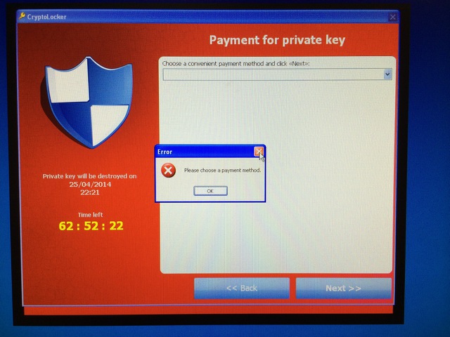 Cryptolocker prevention