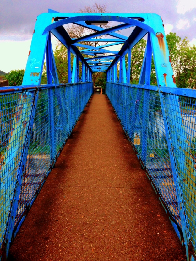 Railway foot bridge Lincoln