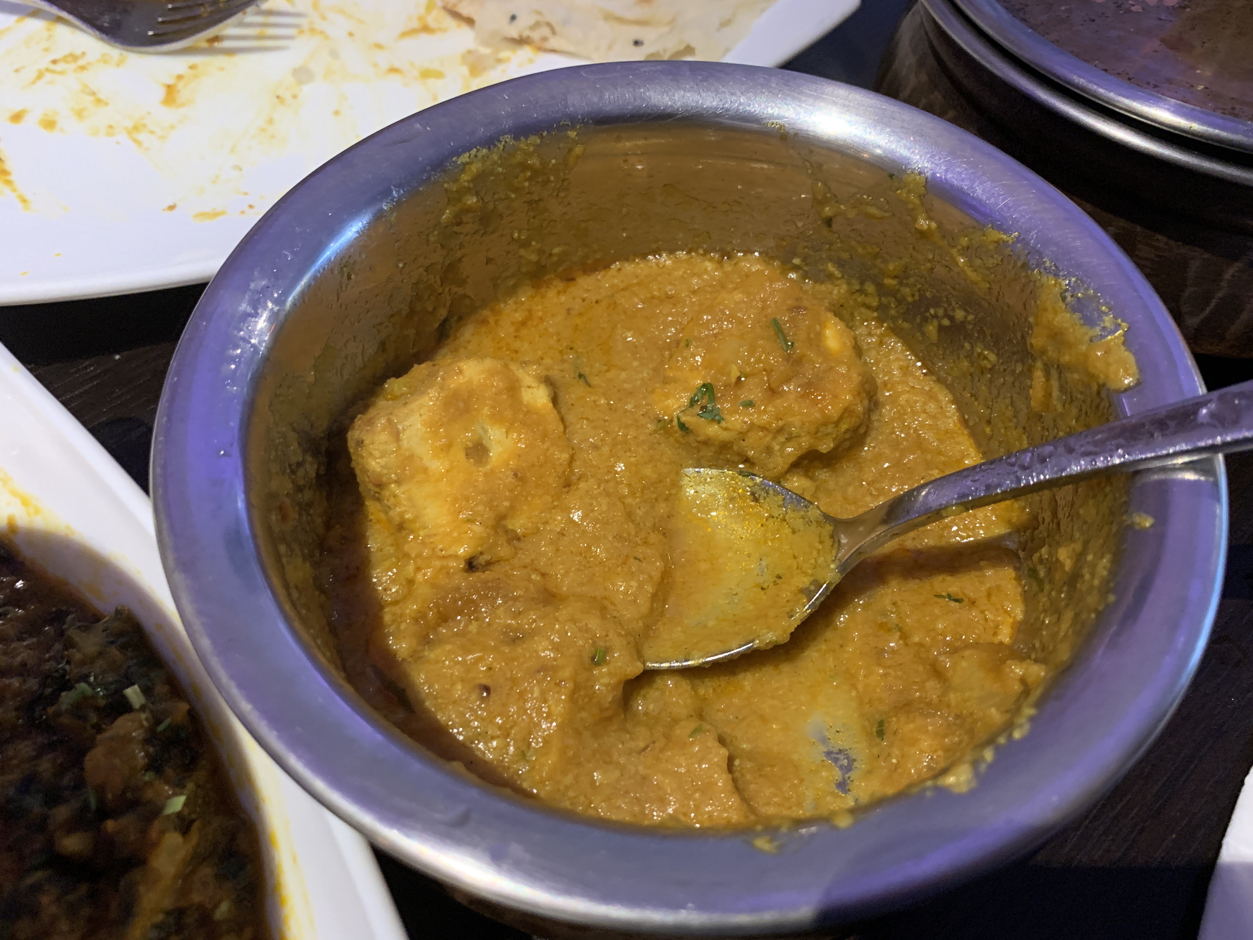 Half the curry