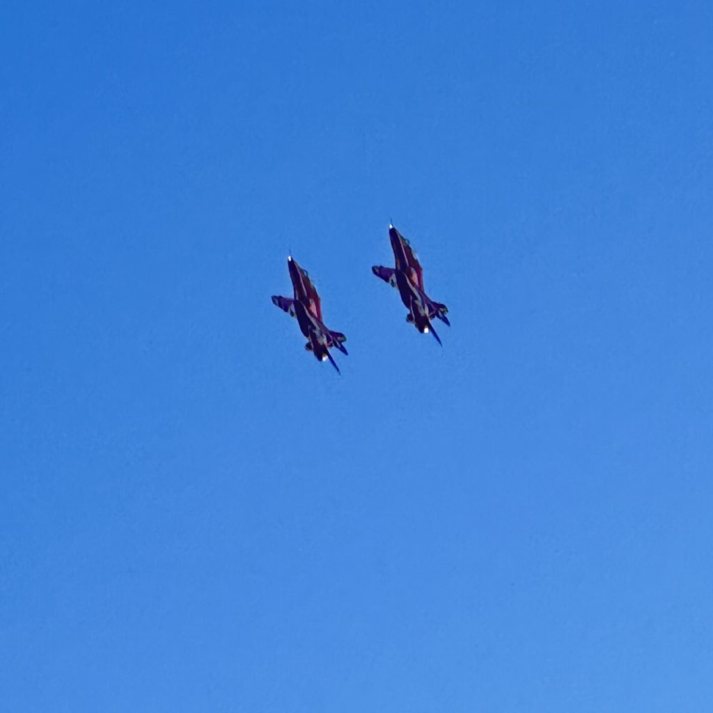 Two Red Arrows