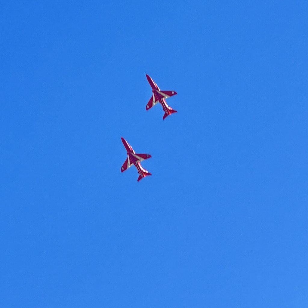 Two Red Arrows