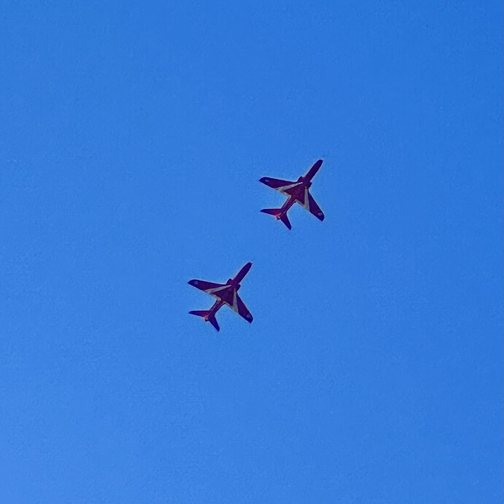 Two Red Arrows