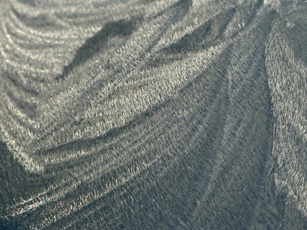 frost on the car