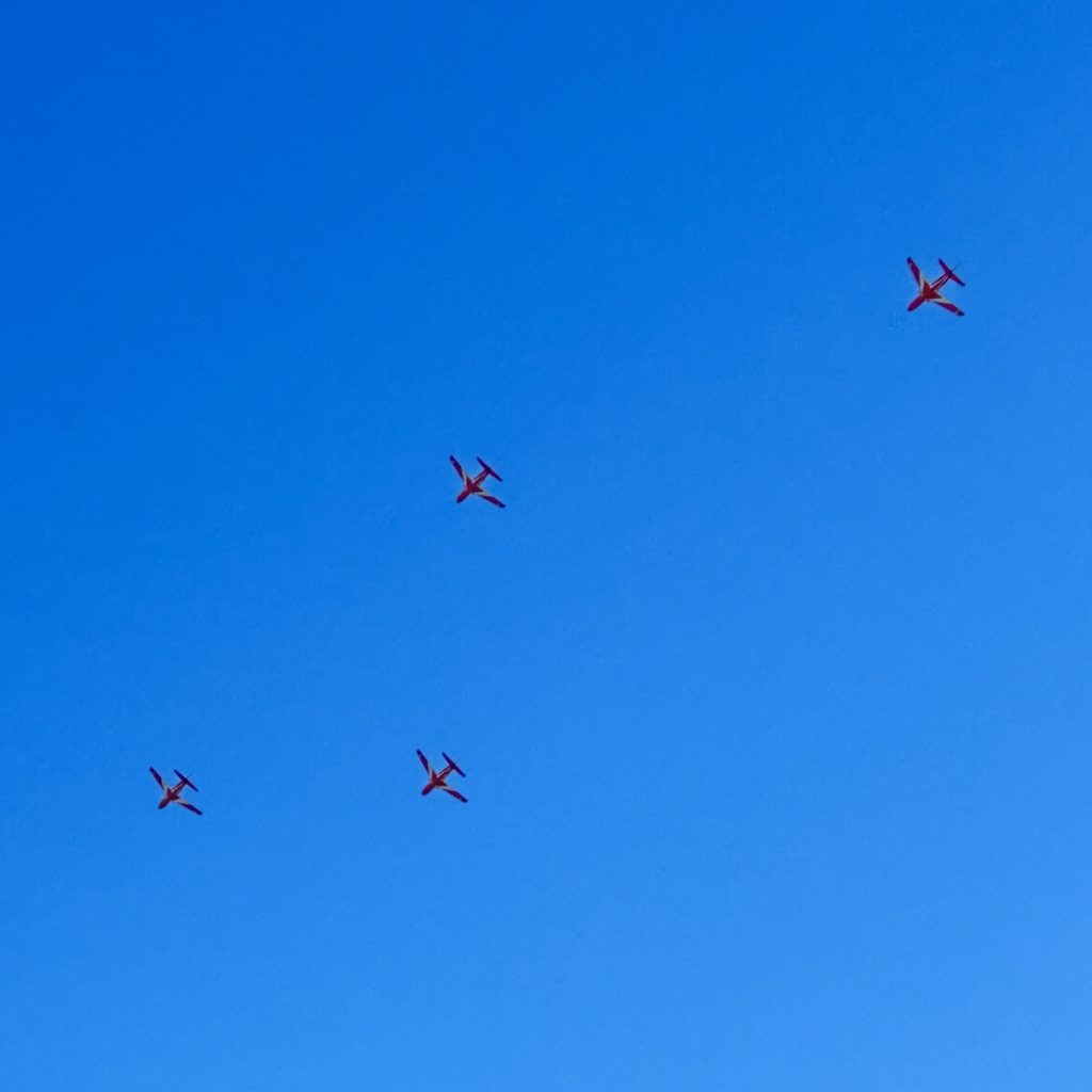 Four Red Arrows