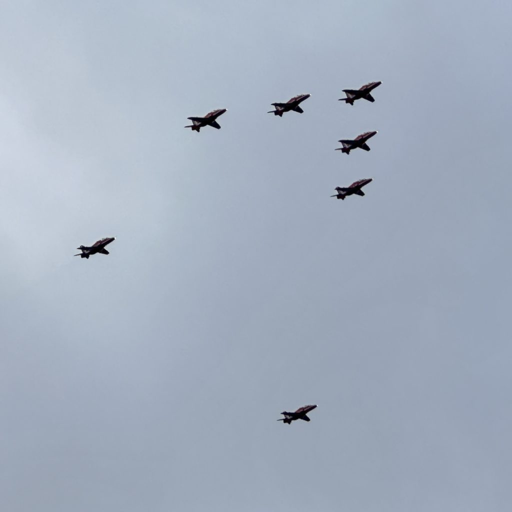 Seven Red Arrows