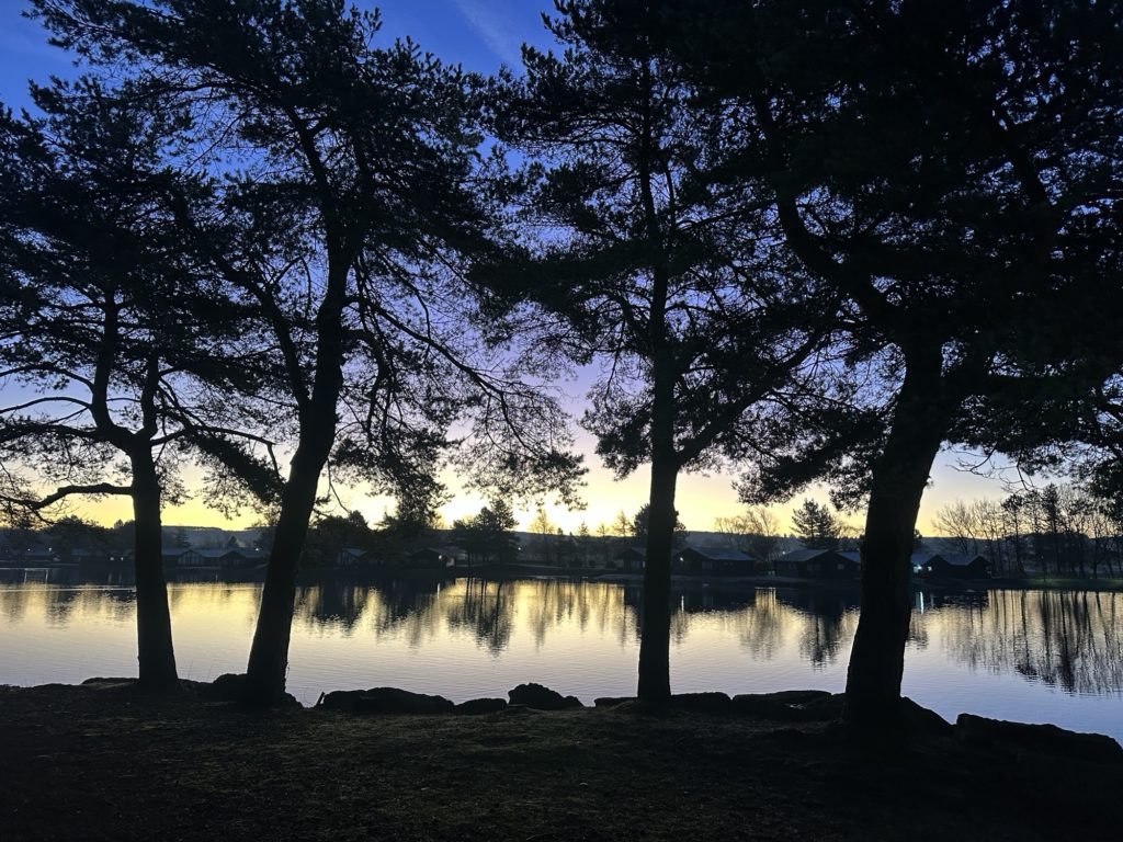 Sunrise over Pine Lake