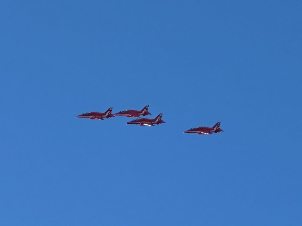 Four Red Arrows