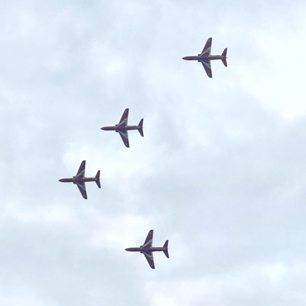 Four Red Arrows