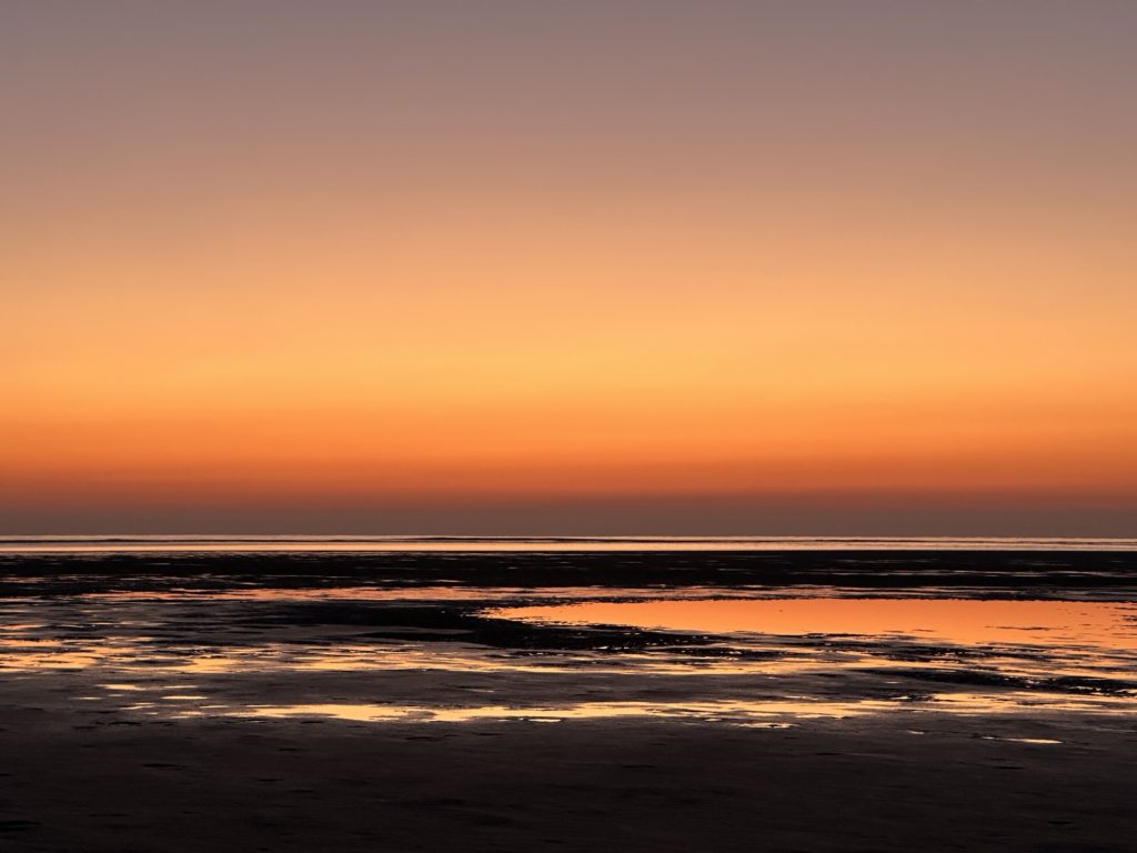 Lincolnshire coast sunrise