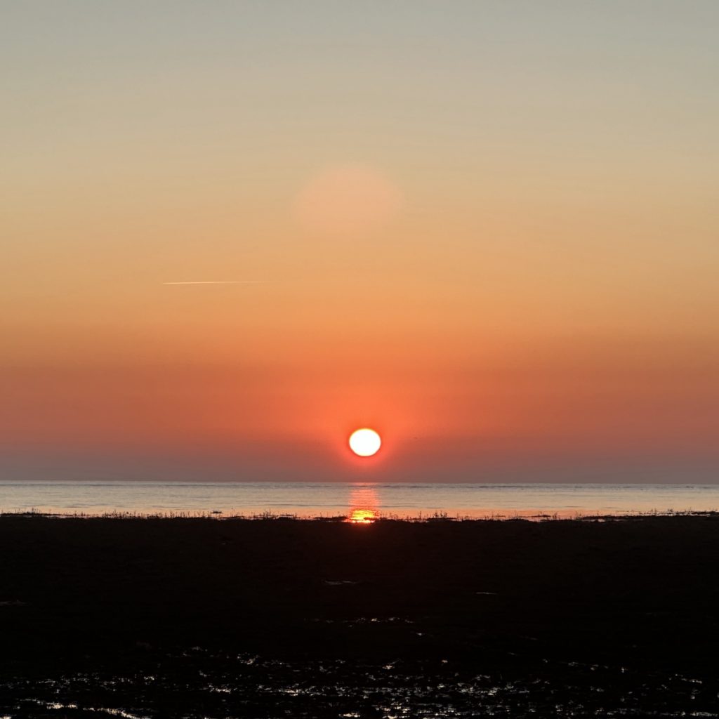 Lincolnshire coast sunrise